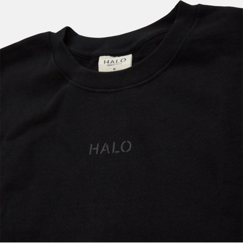 HALO Sweatshirts GRAPHIC CREW 610408 SORT