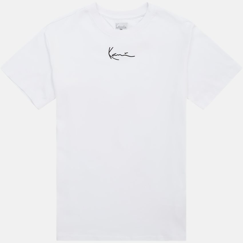 Karl Kani T-shirts SMALL SIGNATURE TEE KKMQ1200 HVID