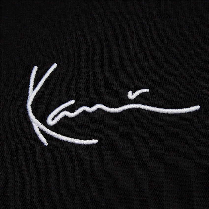 Karl Kani Sweatshirts SMALL SIGNATURE HOODIE KKMQ1200 SORT
