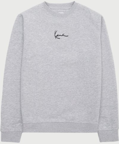 Karl Kani Sweatshirts SMALL SIGNATURE CREW KKMQ1200 Grey
