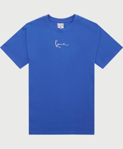 Karl Kani T-shirts SMALL SIGNATURE ESSENTIAL TEE TE011 Blå