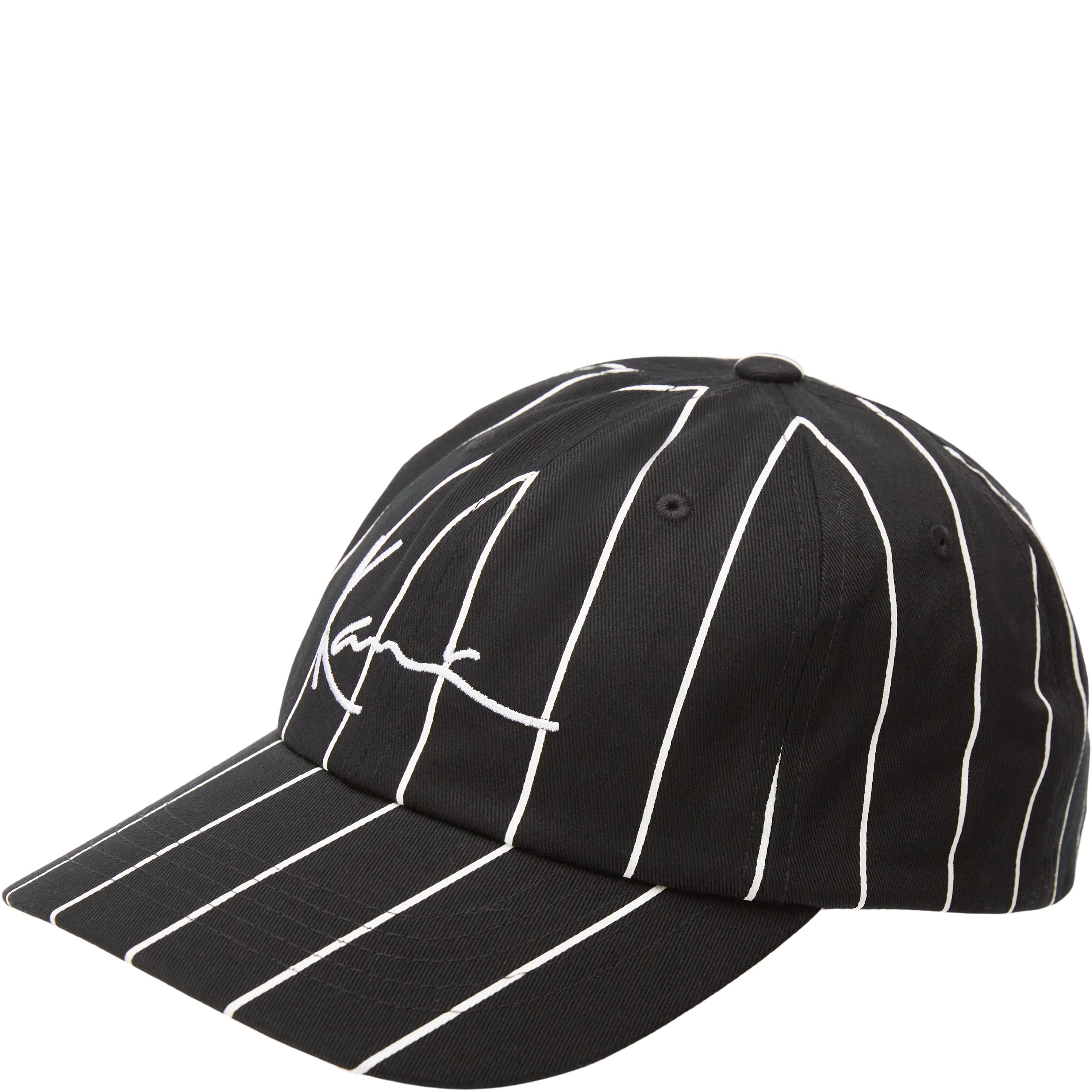 Karl Kani Caps SIGNATURE PINSTRIPE CAP HW011 Black