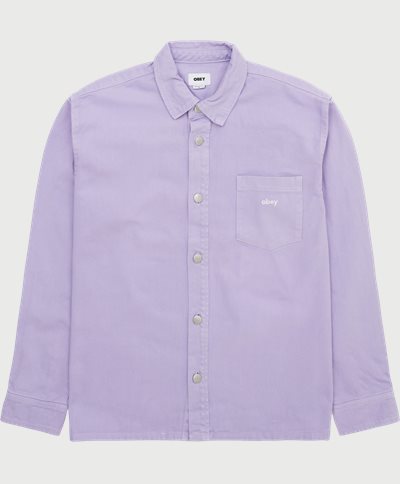 Obey Shirts MAGNOLIA SHIRT 181200367 Lilac