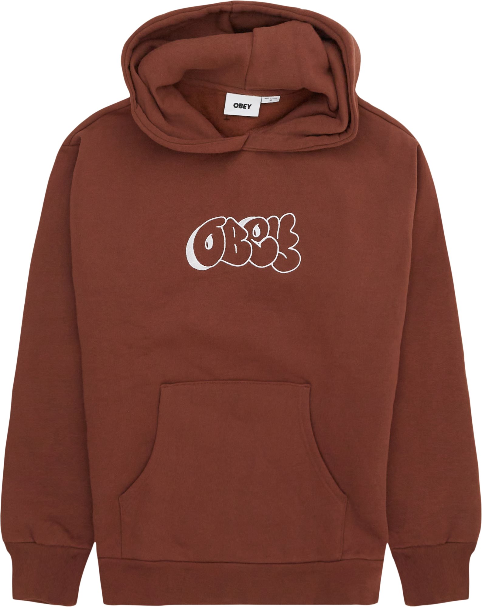 Obey Sweatshirts ETCH EXTRA HEAVY HOOD 112470198 Brown