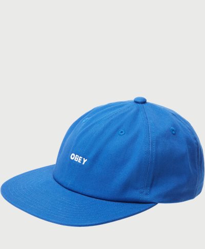 Obey Caps BOLD TWILL 6 PANEL STRAPBACK 100580302 Blue