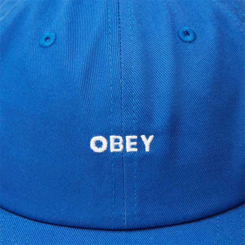Obey Caps BOLD TWILL 6 PANEL STRAPBACK 100580302 BLÅ