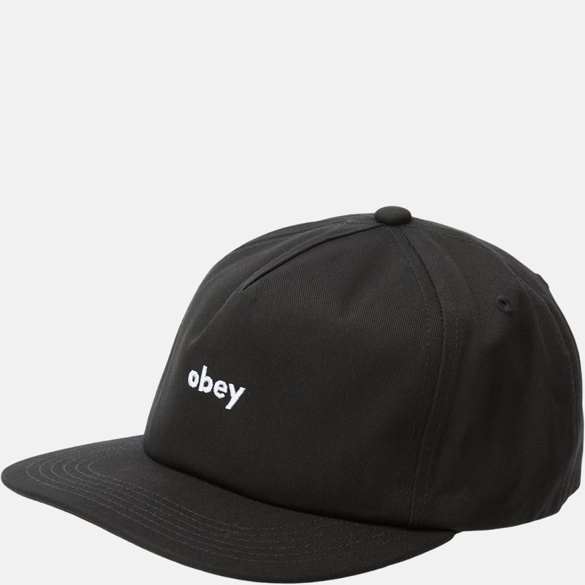 Obey Caps OBEY LOWERCASE 5 PANEL SNAPBACK 100490108 SORT