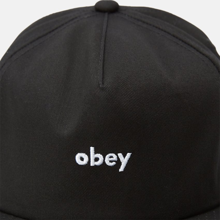Obey Caps OBEY LOWERCASE 5 PANEL SNAPBACK 100490108 SORT