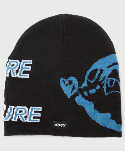 Obey Beanies NATURE AND NUTURE BEANIE 100030206 Black