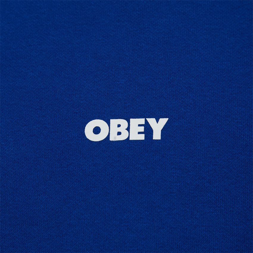 Obey Sweatshirts OBEY BOLD CREW 112862349 BLÅ