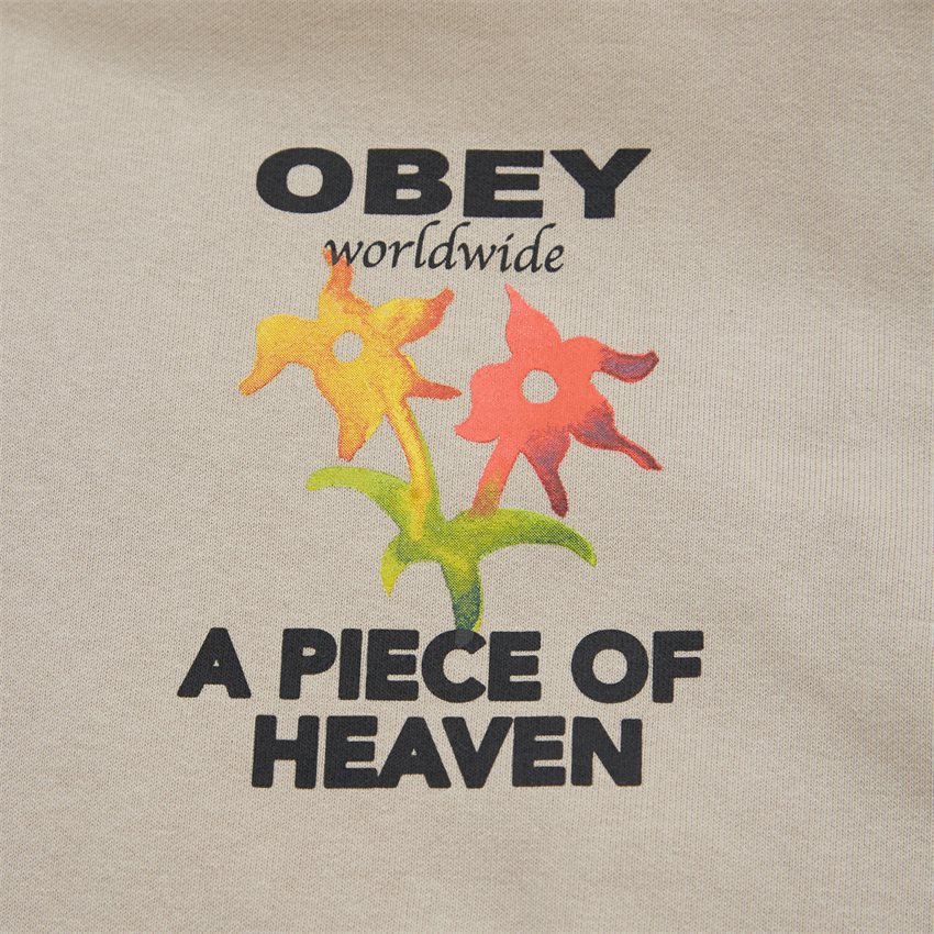 Obey Sweatshirts A PIECE OF HEAVEN 112843558 SAND