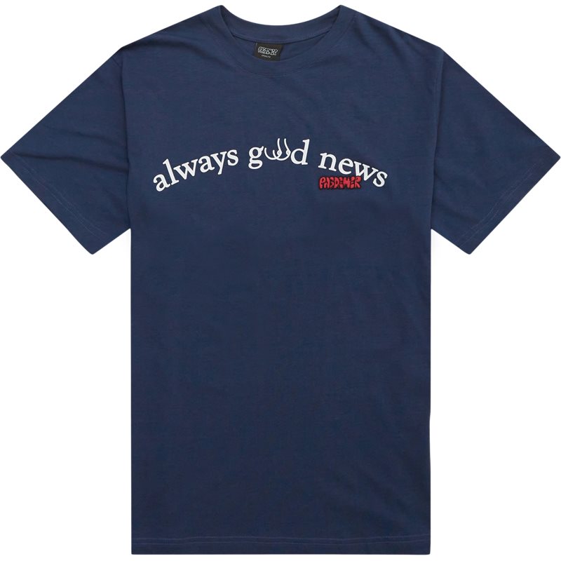 Pas De Mer Always Good News T-shirt T-shirts Navy