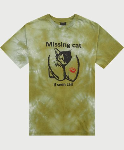 Pas de Mer T-shirts MISSING CAT T-SHIRT Green