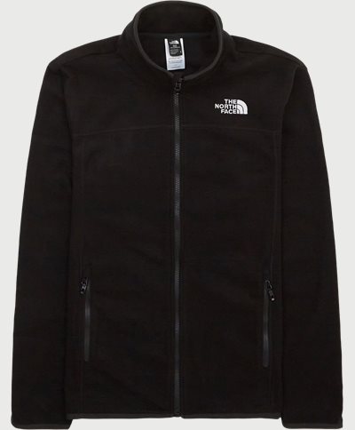 The North Face Sweatshirts 100 GLACIER FULL ZIP NF0A855XJK31 Svart