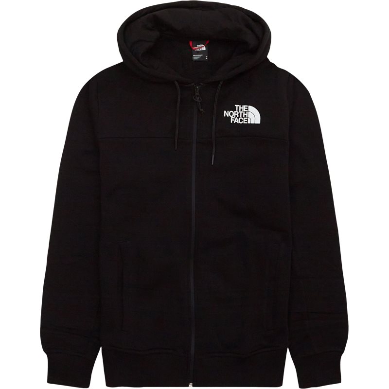 The North Face Icon Full Zip Hoodie Sort