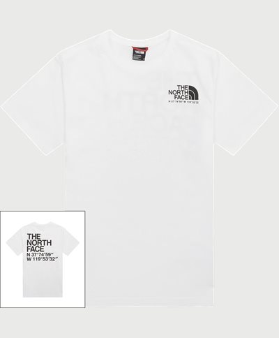 The North Face T-shirts COORDINATES TEE NF0A8542FN41 Vit