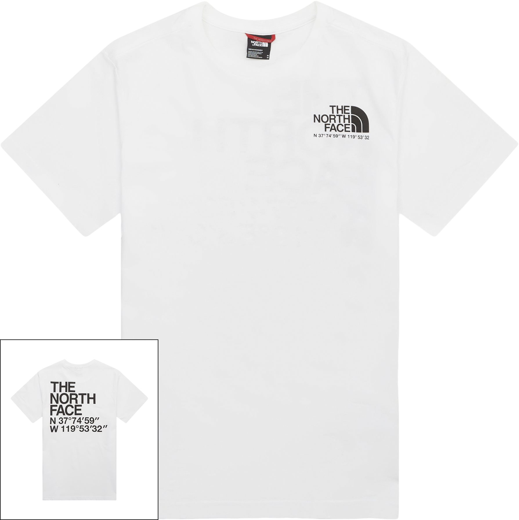 The North Face T-shirts COORDINATES TEE NF0A8542FN41 White