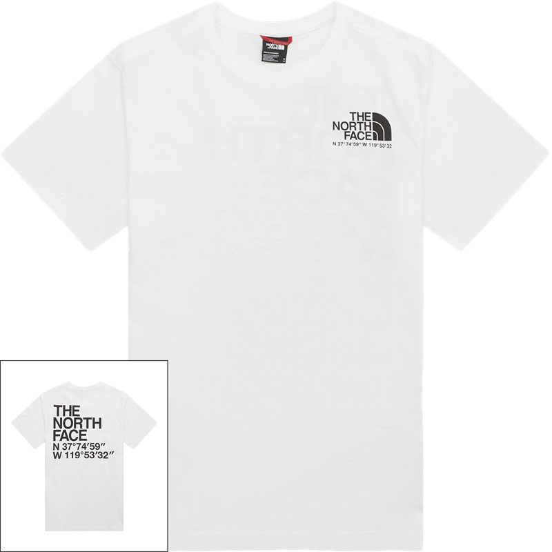 The North Face Coordinates Tee Hvid