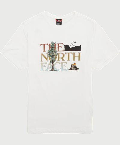 The North Face T-shirts S/S GRAPHIC TEE NF0A7X1ON3N1 Sand
