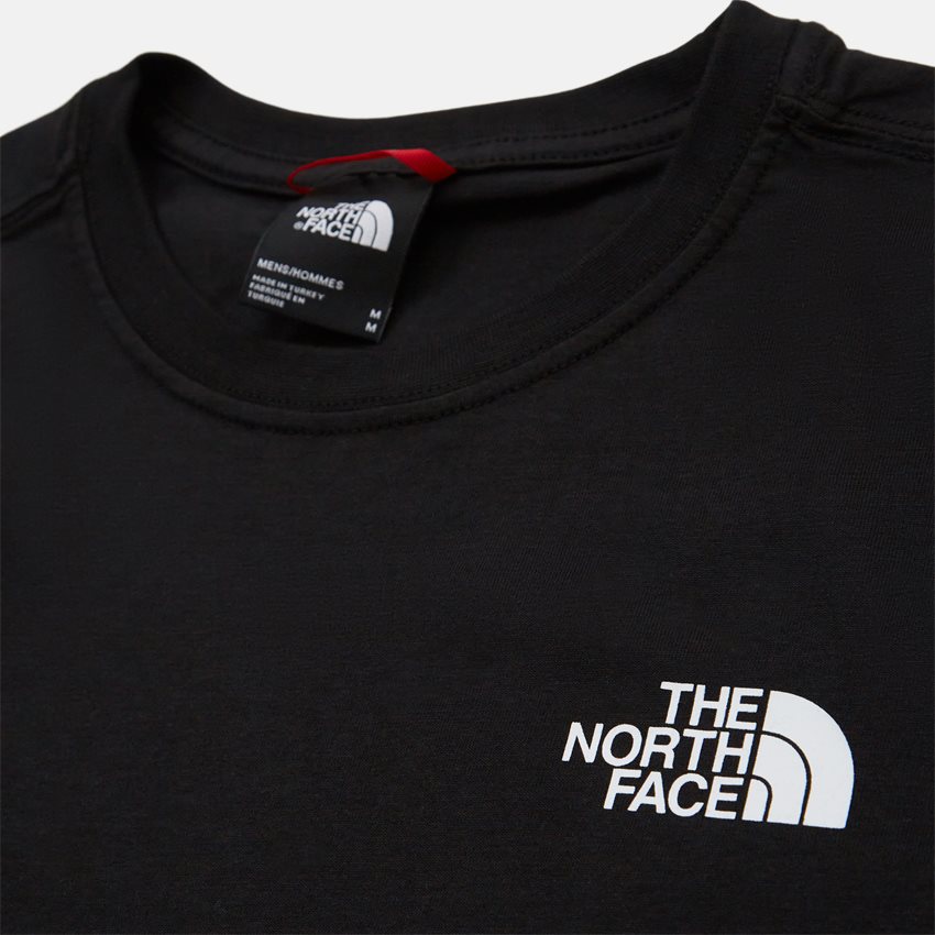 The North Face T-shirts SS MOUNTAIN OUTLINE TEE NF0A7Z9KKY41 SORT