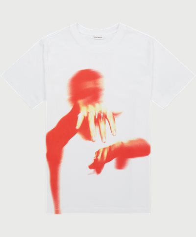 WOOD WOOD T-shirts HAIDER DANCING T-SHIRT 12325706-2507 Hvid