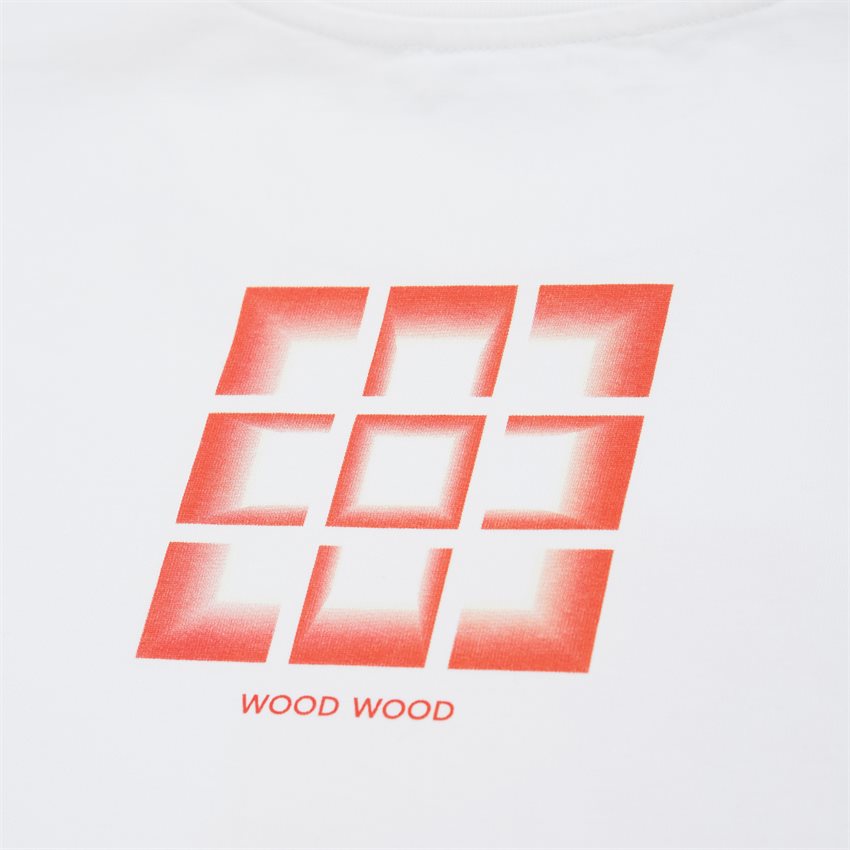 WOOD WOOD T-shirts HAIDER DANCING T-SHIRT 12325706-2507 HVID