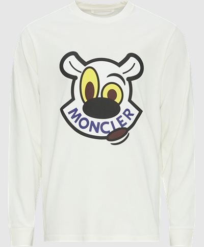 Moncler Langærmede t-shirts 8D00017 83927 Hvid