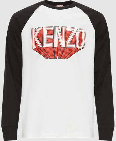 Kenzo Långärmade t-shirts FD65TS1054SI Vit