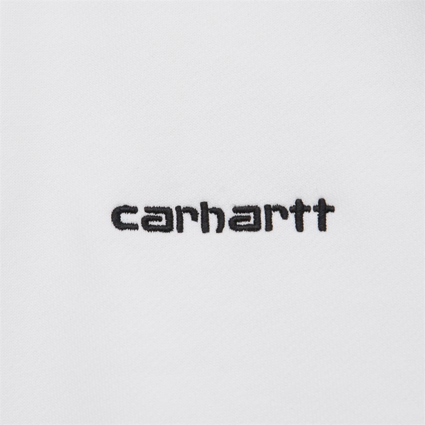 Carhartt WIP Sweatshirts HOODED SCRIPT EMBROIDERY I031243 WHITE