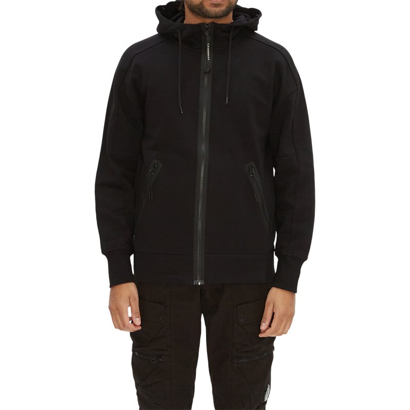 4: C.p. Company - Diagonal Raised Fleece Hoodie