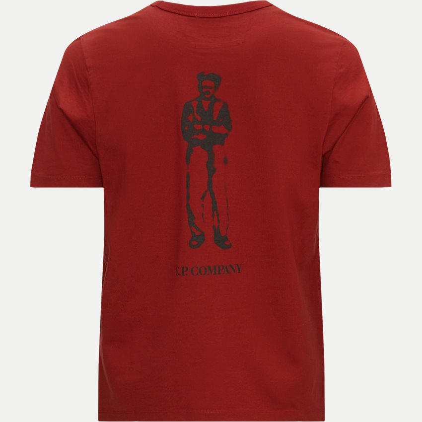C.P. Company T-shirts TS155A 006499W BORDEAUX