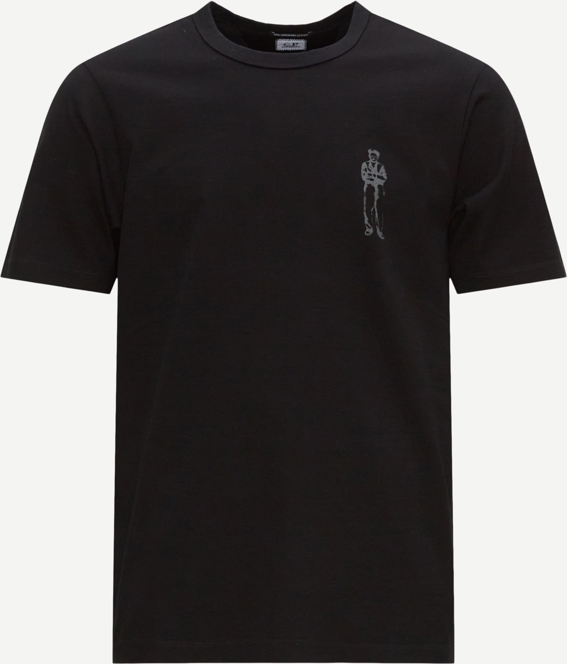 C.P. Company T-shirts TS155A 006499W Black