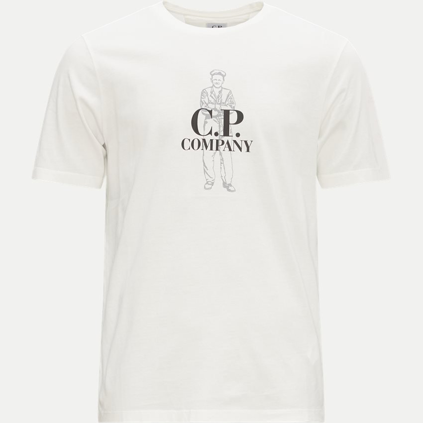 C.P. Company T-shirts TS140A 005100W HVID