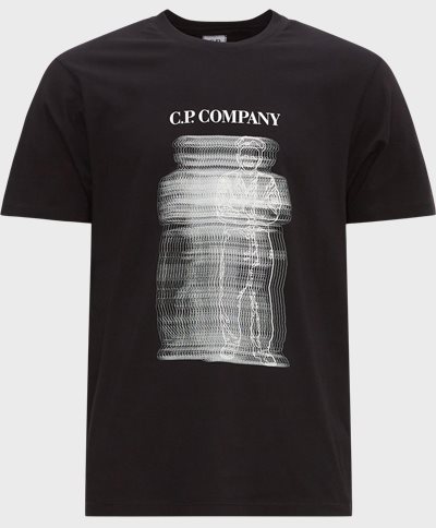 C.P. Company T-shirts TS242A 006586W Svart