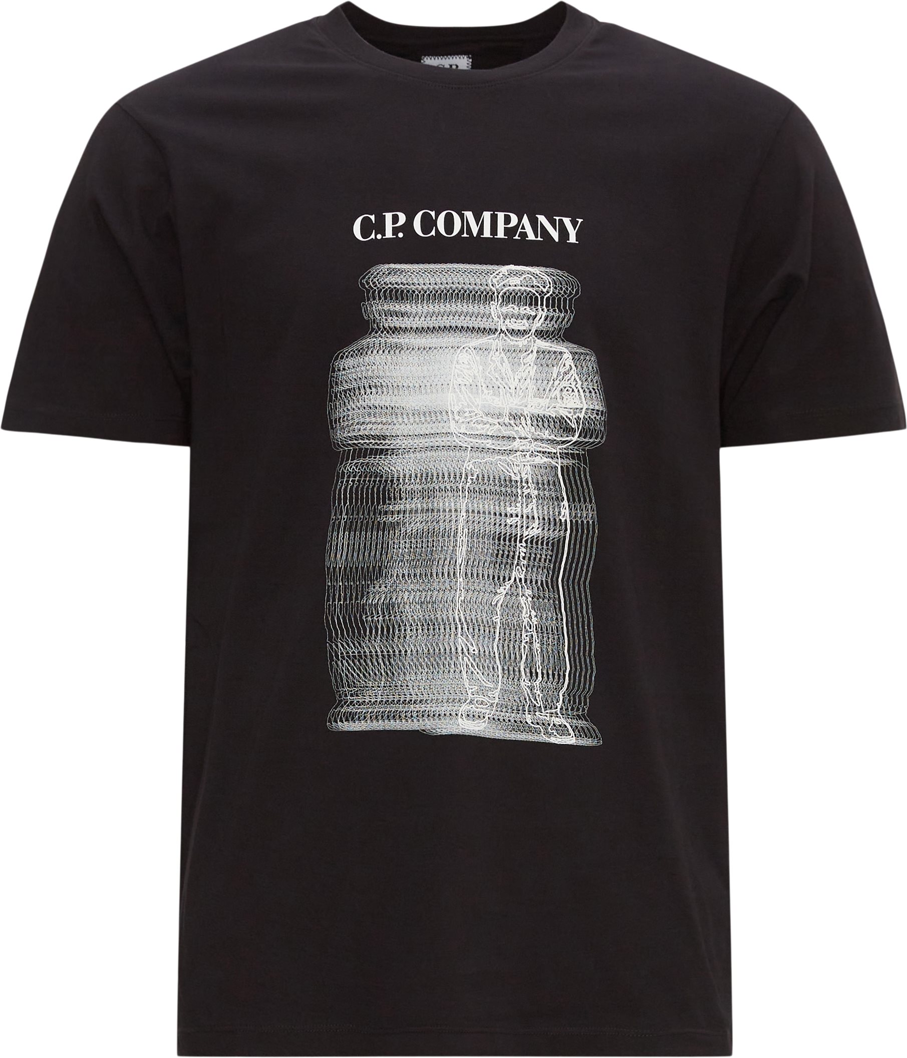 C.P. Company T-shirts TS242A 006586W Sort