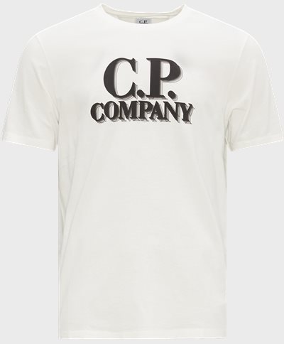 C.P. Company T-shirts TS238A 005100W Hvid