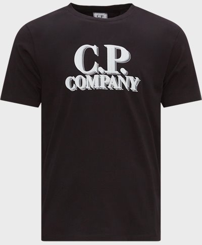C.P. Company T-shirts TS238A 005100W Sort