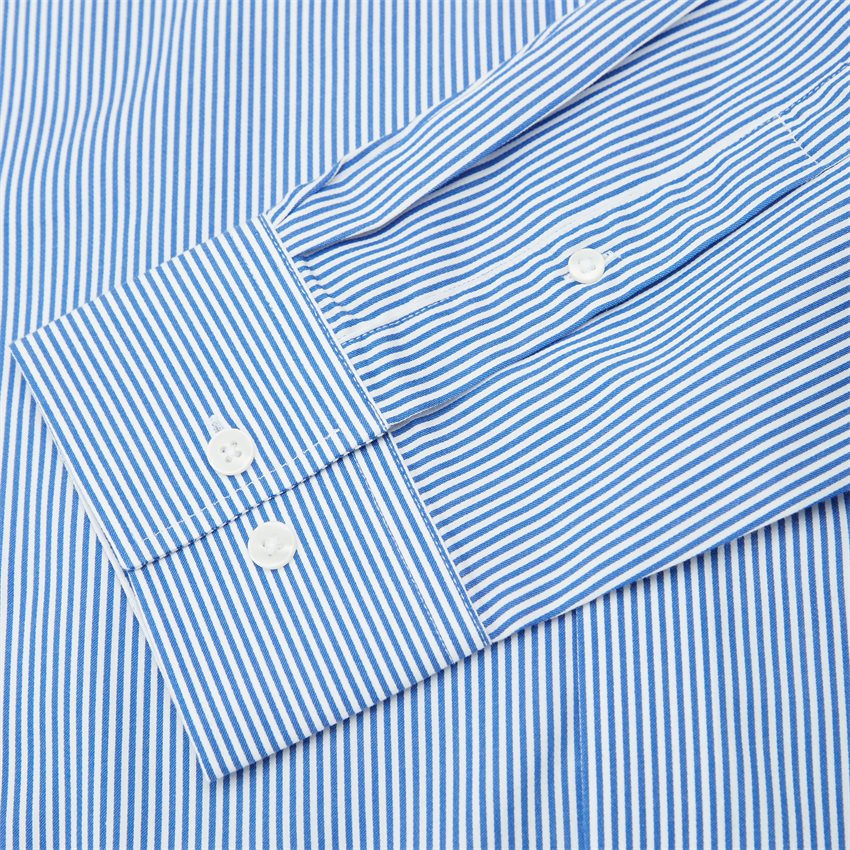 Bruun & Stengade Skjorter AMUND SHIRT 2302-15014 BLUE/WHITE