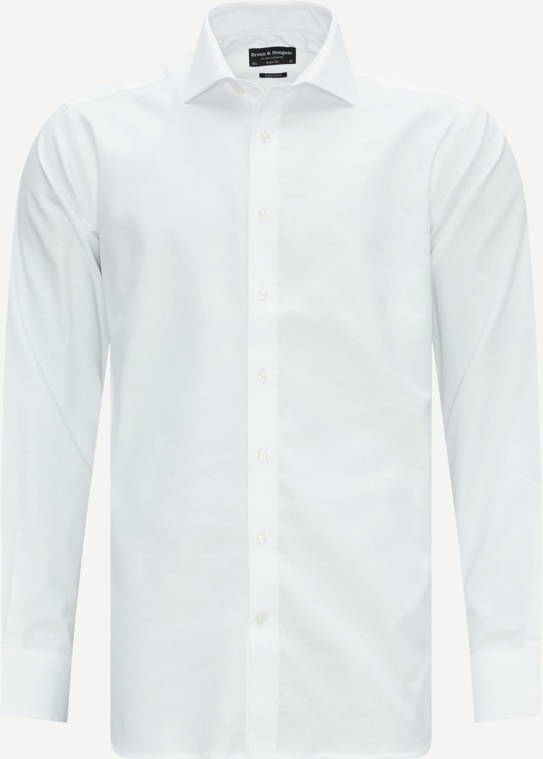 Bruun & Stengade Shirts SCHLOTTERBECK SHIRT 2302-16029 White