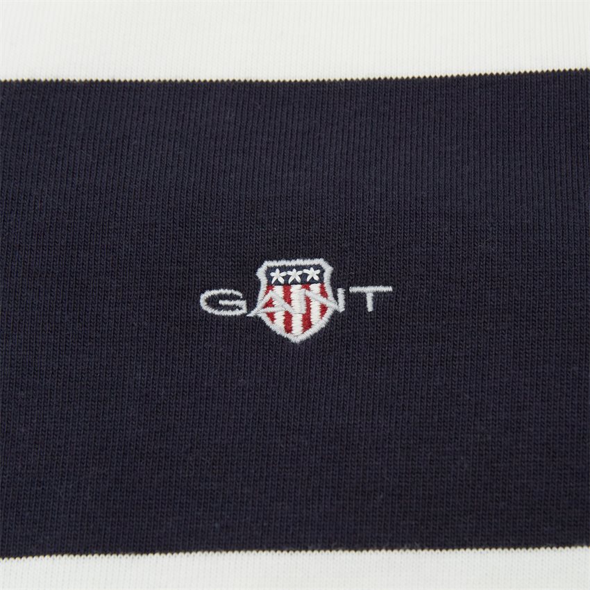 Gant Sweatshirts REG SHIELD BARSTRIPE HEAVY RUGGER 2005111 EGGSHELL