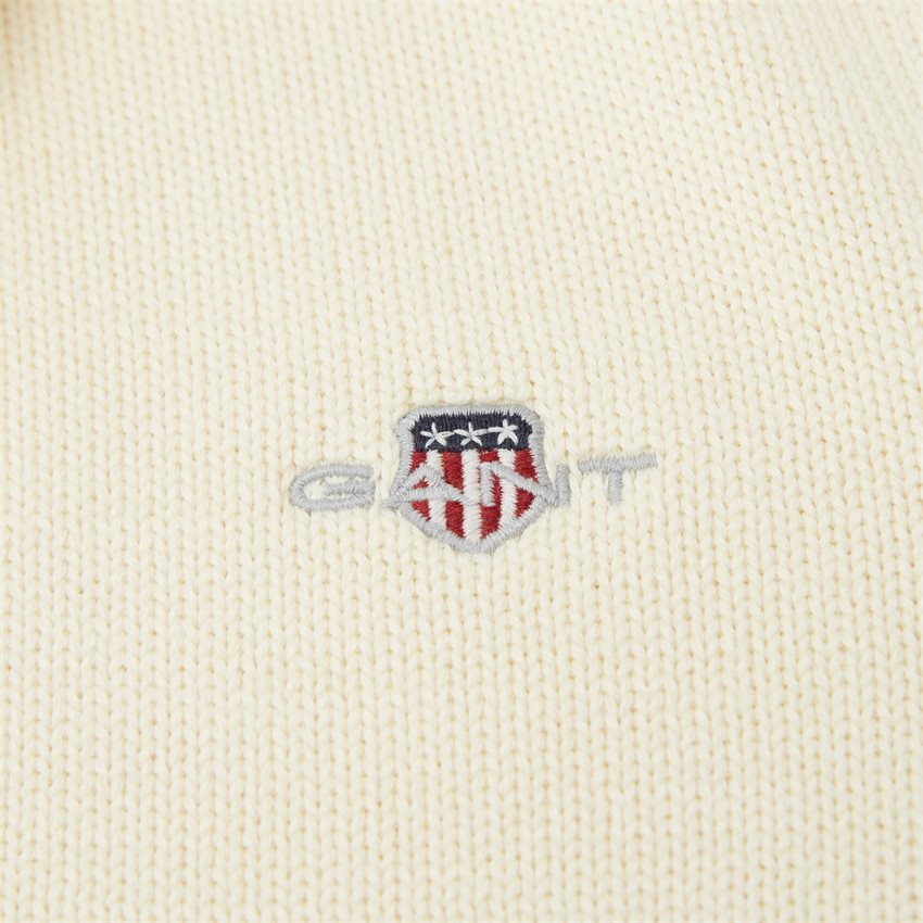 Gant Sweatshirts CASUAL COTTON HALFZIP 8030170 CREAM