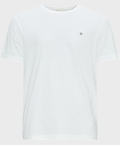 Gant T-shirts REG SHIELD SS T-SHIRT 2003184 White