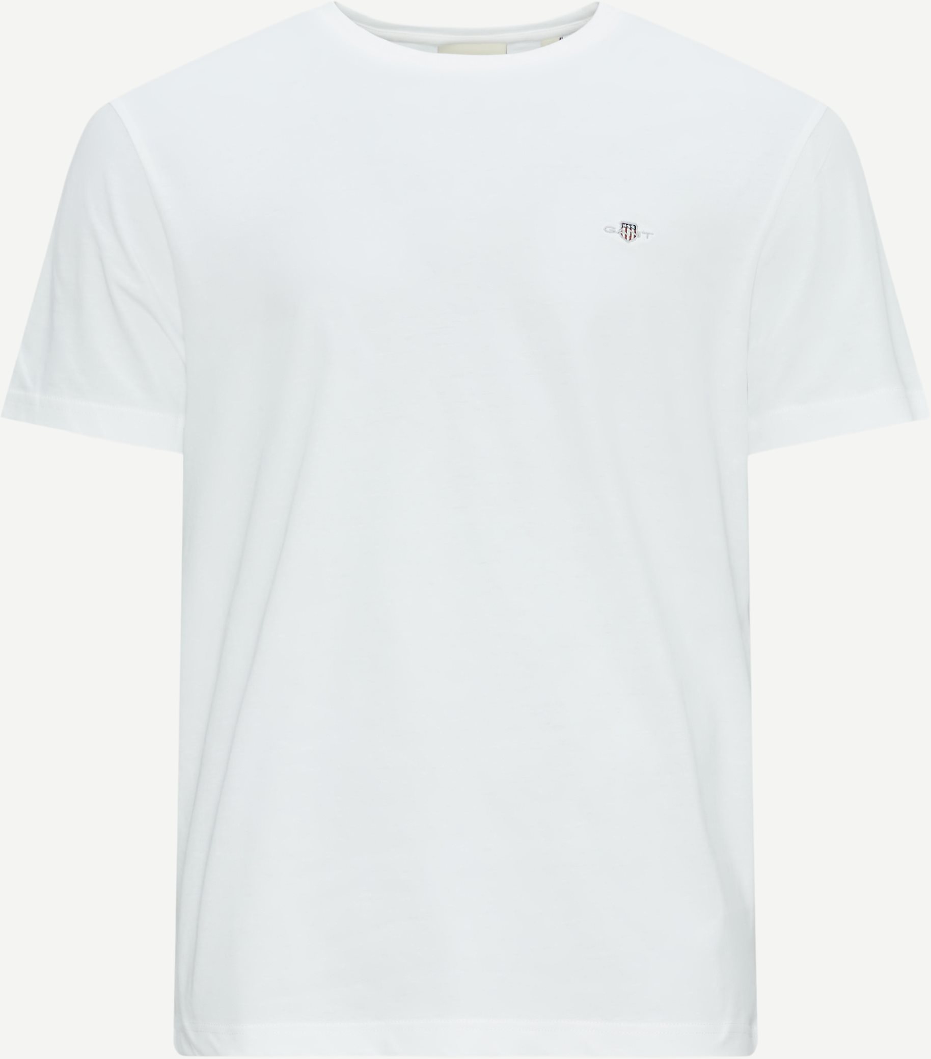 Gant T-shirts REG SHIELD SS T-SHIRT 2003184 Hvid