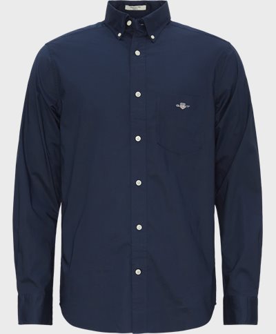 Gant Shirts REG POPLIN SHIRT 3000100 Blue
