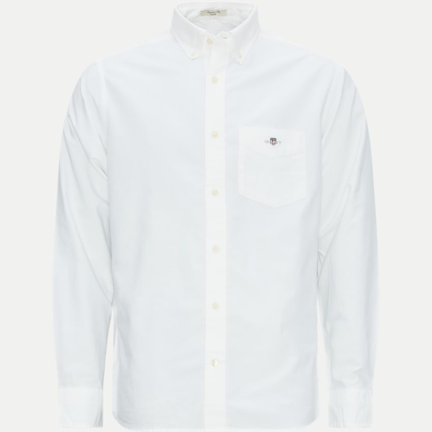Gant Shirts REG OXFORD SHIRT 3000200 WHITE