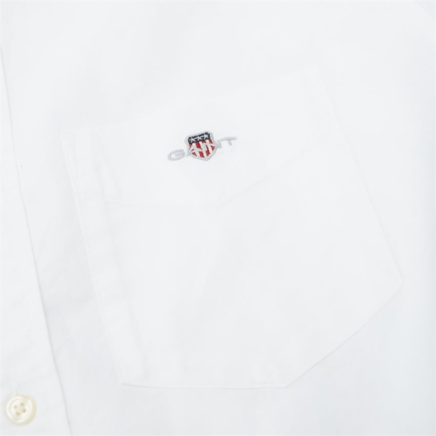 Gant Skjortor REG OXFORD SHIRT 3000200 WHITE