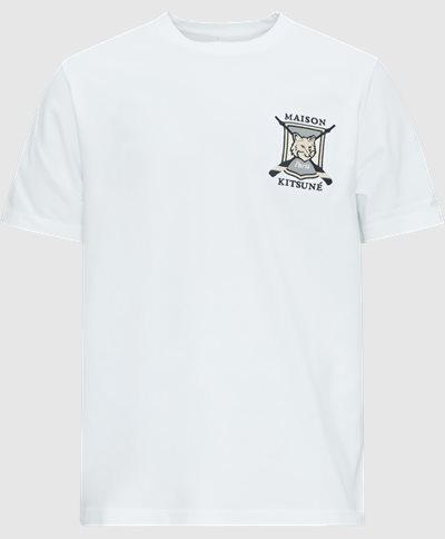Maison Kitsuné T-shirts LM00118KJ0118 Hvid