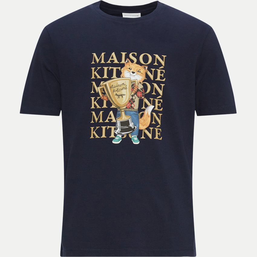 Maison Kitsuné T-shirts LM00123KJ0008 NAVY