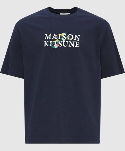 Maison Kitsuné T-shirts LM00115KJ0119 Blå