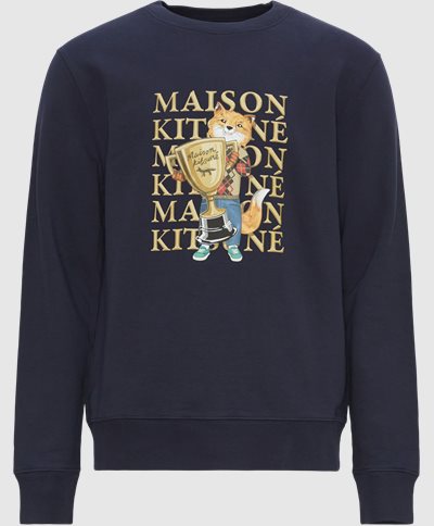 Maison Kitsuné Sweatshirts LM00311KM0001  Blue